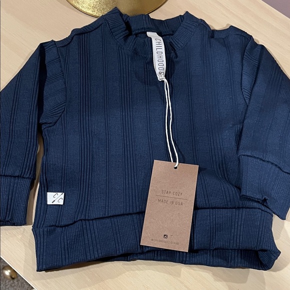 Childhood Clothing Navy Kids Crew Neck Top - Picture 5 of 5